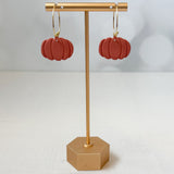 Burnt Orange Pumpkin Hoops