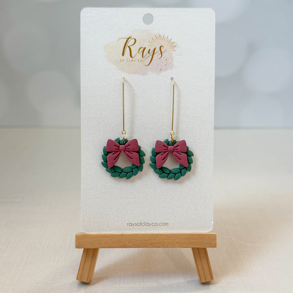 Winter Wreath Earrings