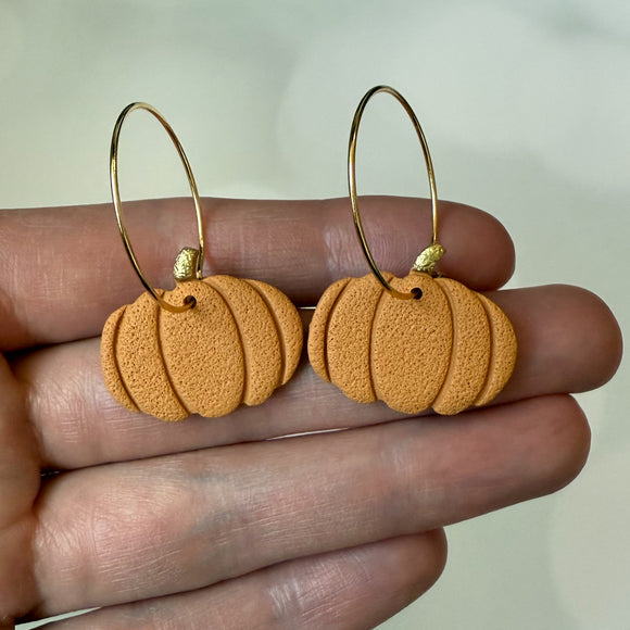 Mustard Pumpkin Hoops