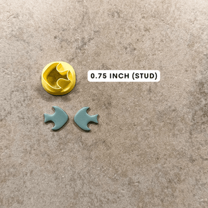 0.75 in Tropical Fish Stud Clay Cutter (Symmetrical)