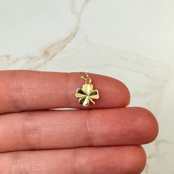 18K Gold Plated Mini Clover Charms
