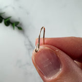 14K Gold-Filled Ear Wires — Fish Hook with Outside Loop, 22 Gauge