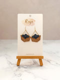 Blueberry Basket Earrings | Handmade Polymer Clay Fruit Earrings