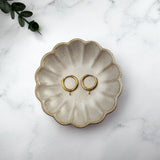 18K Gold Huggie Hoops with Loop — Hinged Hoop Findings