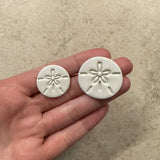 (1 in or 1.25 in) Sand Dollar Clay Cutter (Embossing)