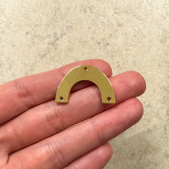 18K Gold Plated Arch Connector Charms