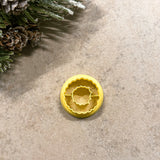 1.25 in Christmas Wreath Clay Cutter
