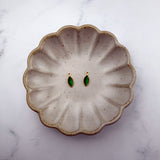 Gold Green Marquise Crystal Charm — Nickel-Free