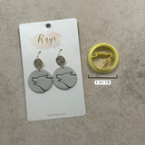 Wolf Moon Circle Clay Cutter