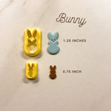 0.75 in, 1.25 in Bunny Clay Cutter