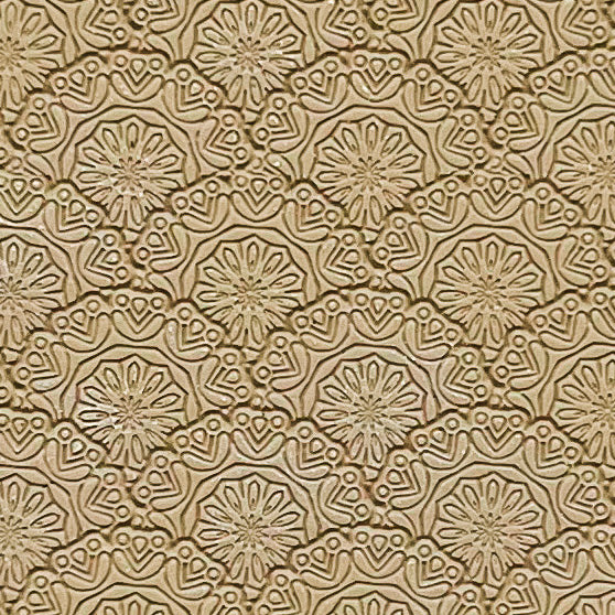 Medallion Motif Embossed Texture Tile