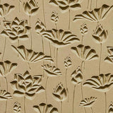 Flowing Flower Embossed Texture Tile