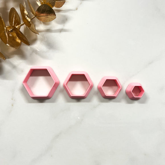 Rounded Hexagon Discounted Clay Cutter Bundle