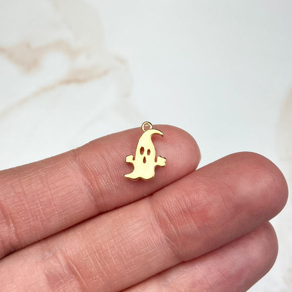 18K Gold Plated Ghost Charms