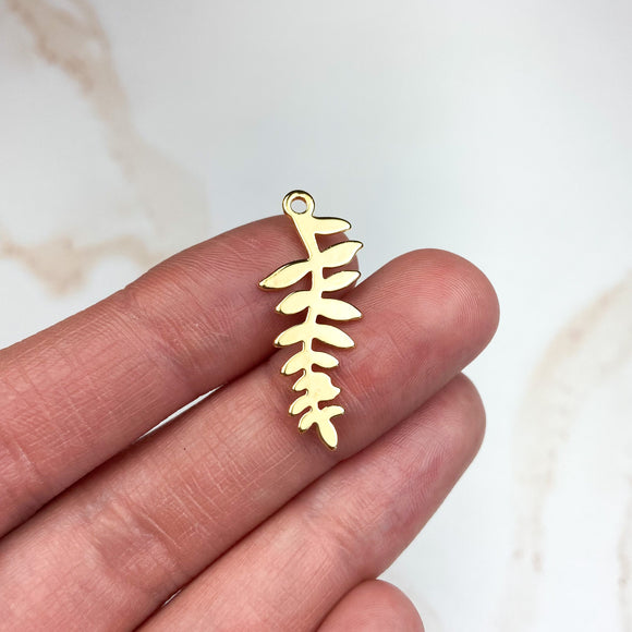 18K Gold Plated Vine Charms