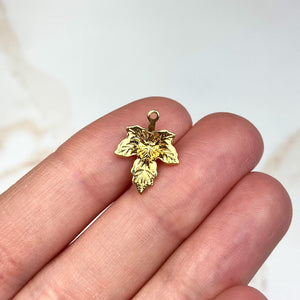 18K Gold Plated Maple Leaf Charms