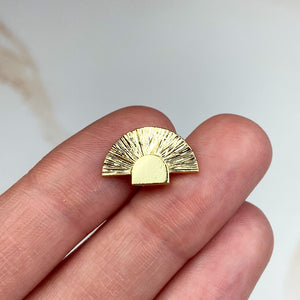 Gold Plated Fan Studs