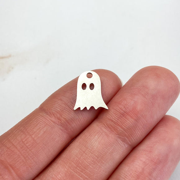 304 Stainless Steel Ghost Charms
