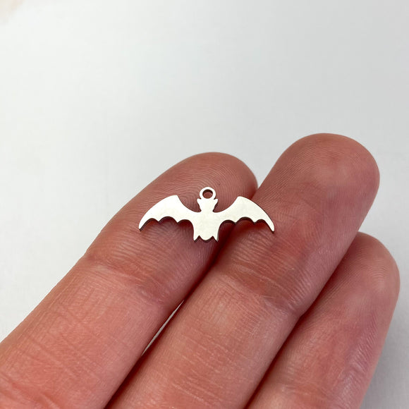304 Stainless Steel Bat Charms