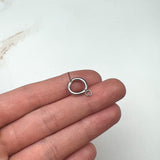 Stainless Steel Open Circle Earring Posts