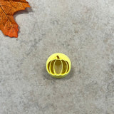 1 in Embossed Pumpkin Clay Cutter