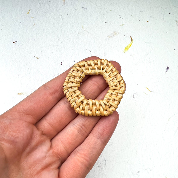 Open Hexagon Rattan Charms – Rays of Clay Co