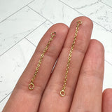 35mm 18K Gold Plated Chain Link Connectors