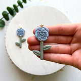 1 in Pansy Flower Clay Cutter