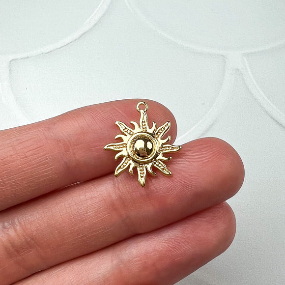 18K Gold Plated Sunshine Charms