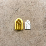 1 in, 1.25 in Embossed Window #1 Clay Cutter