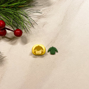 0.75 in Christmas Sweater Stud Clay Cutter