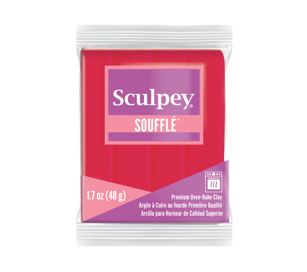 Raspberry Sculpey Soufflé 1.7 oz. – Rays of Clay Co