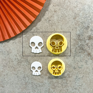 1.25 in Cut Out Skull Clay Cutter