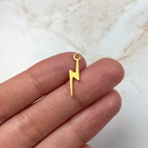 Brass Lightning Charms