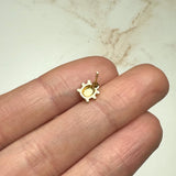24K Gold Plated Lady Bug Stud Earrings