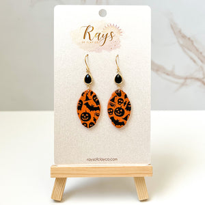 Spooky Pumpkin Spice Dangle Earrings